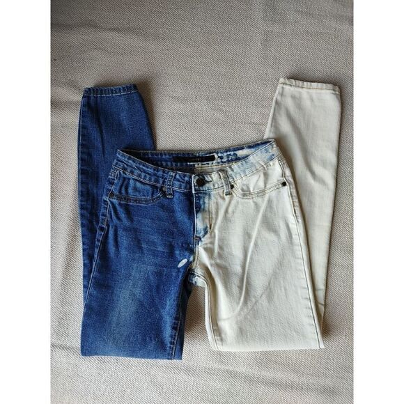 Joe's Jeans Women's Size 14 Bleach Medium Wash Denim Straight Leg - Picture 2 of 8